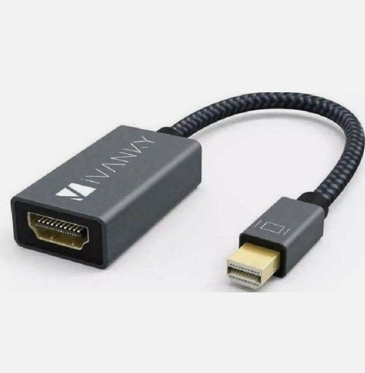 4K Mini DisplayPort to HDMI Adapter(Black)