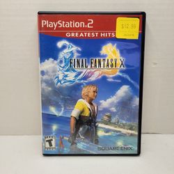 Final Fantasy X Square Enix PlayStation 2 Greatest Hits Red Label Ps2 Rated Teen