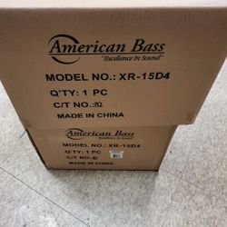 American Bass Xr 1544 New