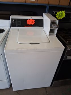 Speed queen coin operated washer