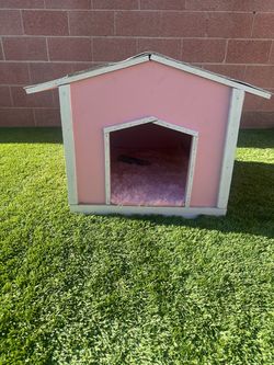 Small wooden dog house
