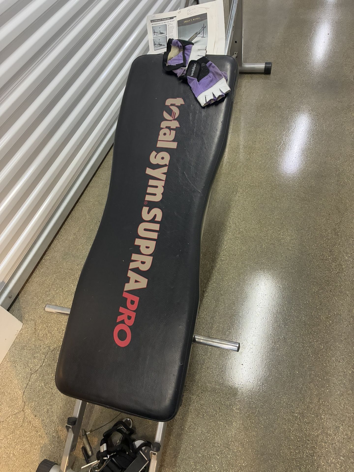 ***EXERCISE SETUP***incl Total Gym Supra Pro, Bollinger bench press, Bosu ball & asst hand weights