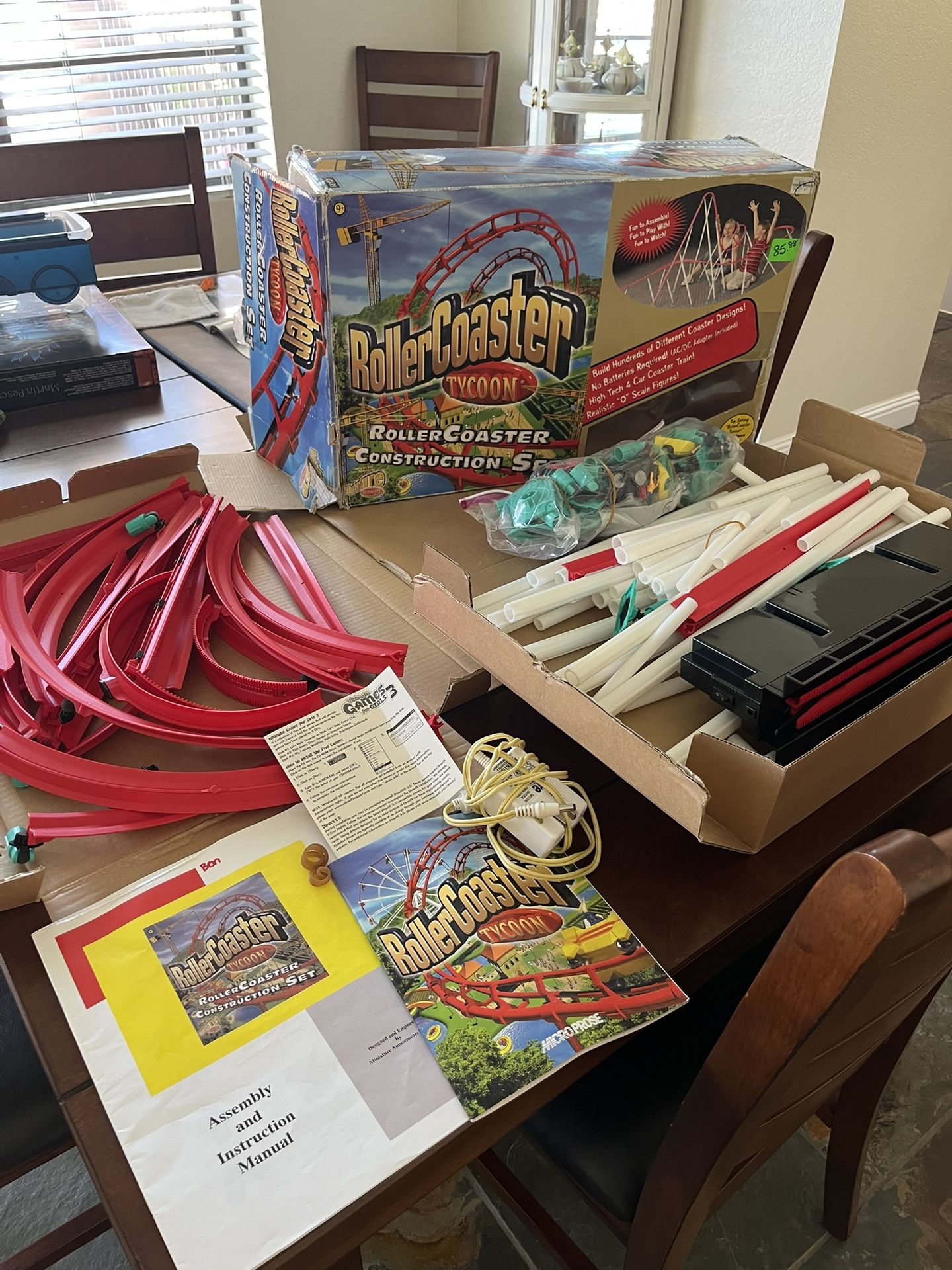 Roller Coaster Tycoon Roller Coaster Construction Kit. Opened