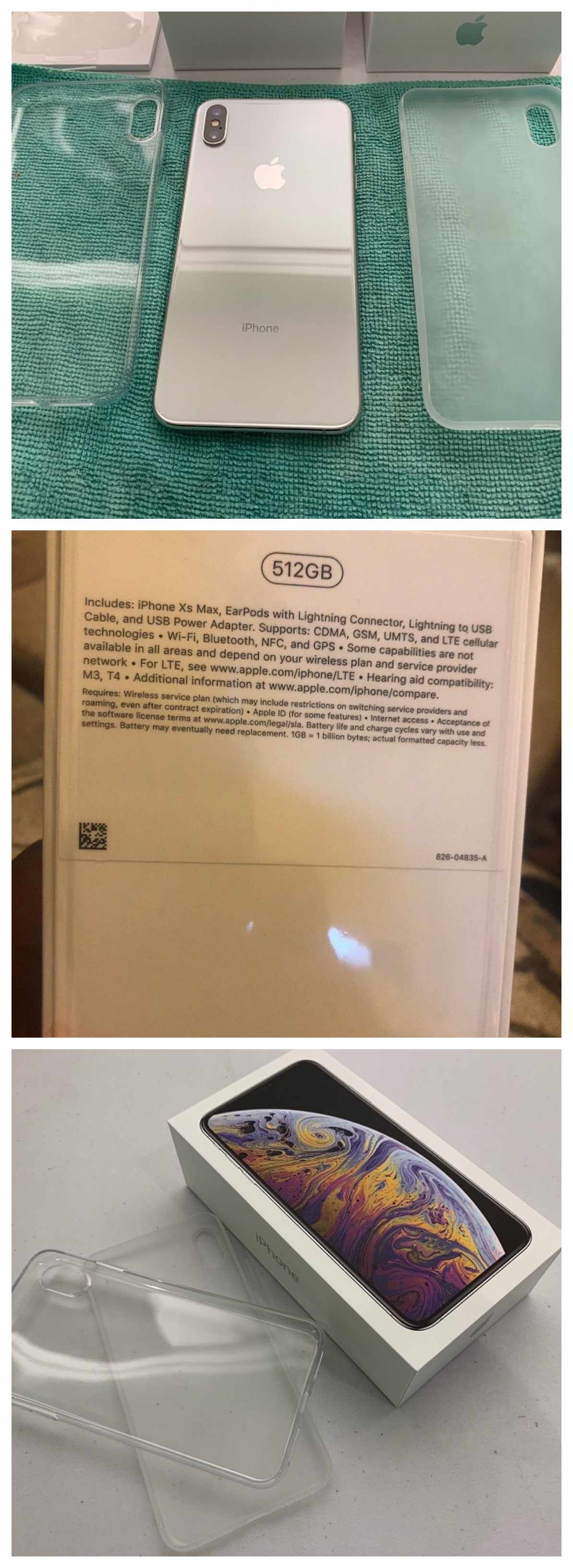 Factory UnlockediPhone XS Max 512GB Silver