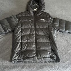 Black And Gray North face Puffer