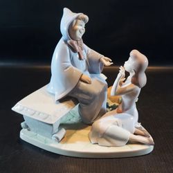 Lladro Cinderella and Fairy Godmother #7553 Disneyana Stamp Signed in Box