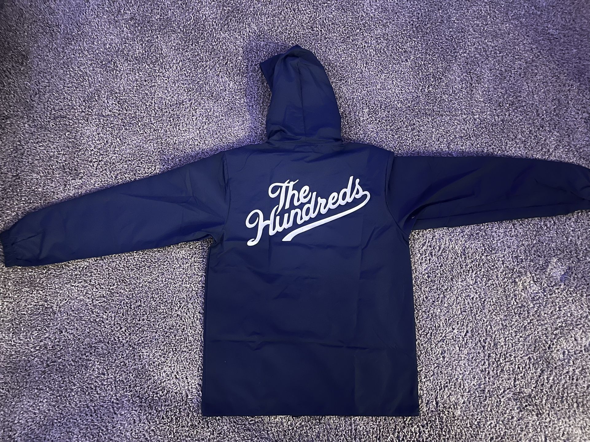🔥🔥🔥The Hundreds Windbreaker Jacket - Navy Blue (Brand New with Tags)