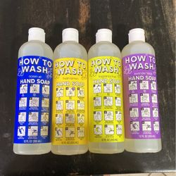 How To Wash Your Hands hand Soap 12 Oz