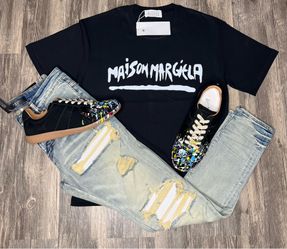 Maison Margiela Sneakers with Shirt Brand New with box and dust cover
