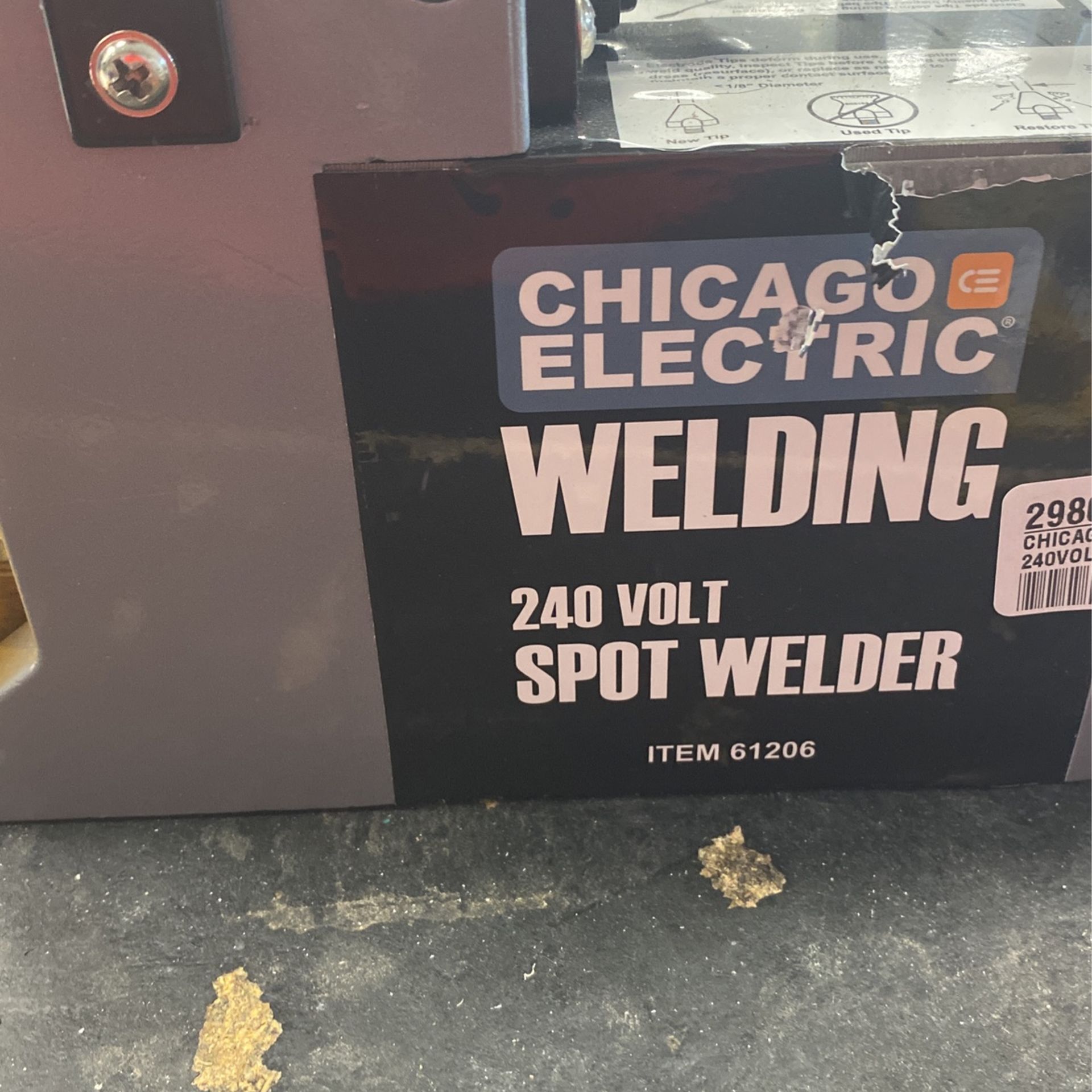 Chicago Electric 240v Spot Welder