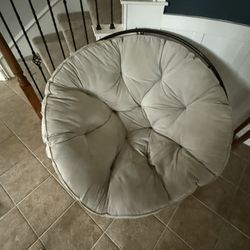 Round Lounge Chair w/  Frame