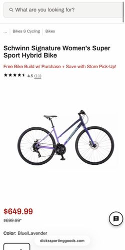 Schwinn hybrid bike women’s