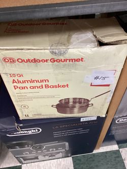 Outdoor Gourmet 10 Qt Aluminum Pan and Basket