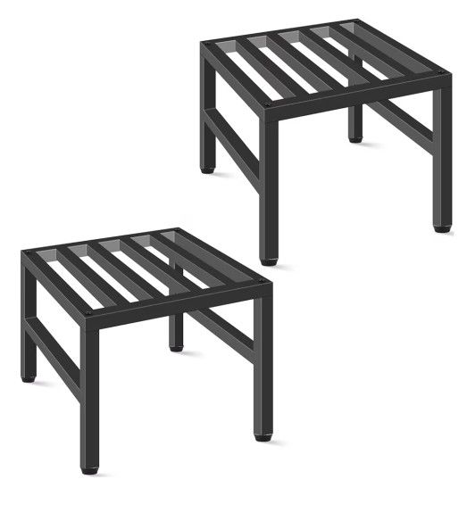 Plant Stand Indoor Outdoor, Heavy Duty Wrought Iron Pedestal Stands Metal Plant Stand for Indoor Outdoor, Sturdy Low Flower Stand Display Planter Shel