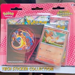 Ascended Heroes Charmander Tech Sticker Collection 