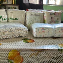 Random Mix Of Diapers 2 Size 3 And 3 Size 5 