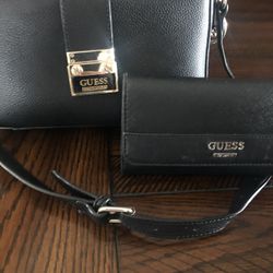 Guess handbag and wallet