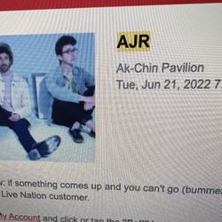 AJR Concert Tickets 