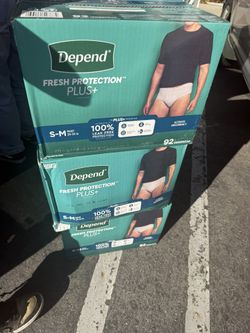 Depend Fresh Protection Incontinence Underwear