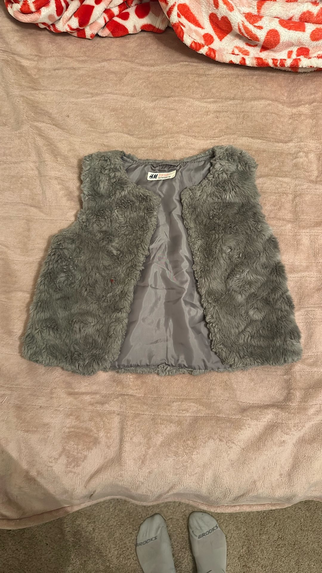 Girls H&M Faux Fur Vest