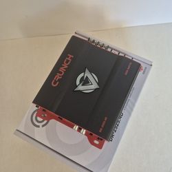 CRUNCH 2525 WATTS 4 CHANNEL BUILT IN CROSSOVER CAR AMPLIFIER