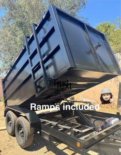 New 12ft Long Hydraulic Dump Trailer