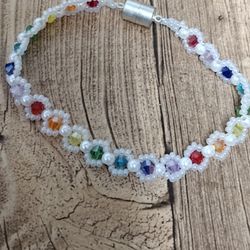 Beaded Rainbow Bracelet