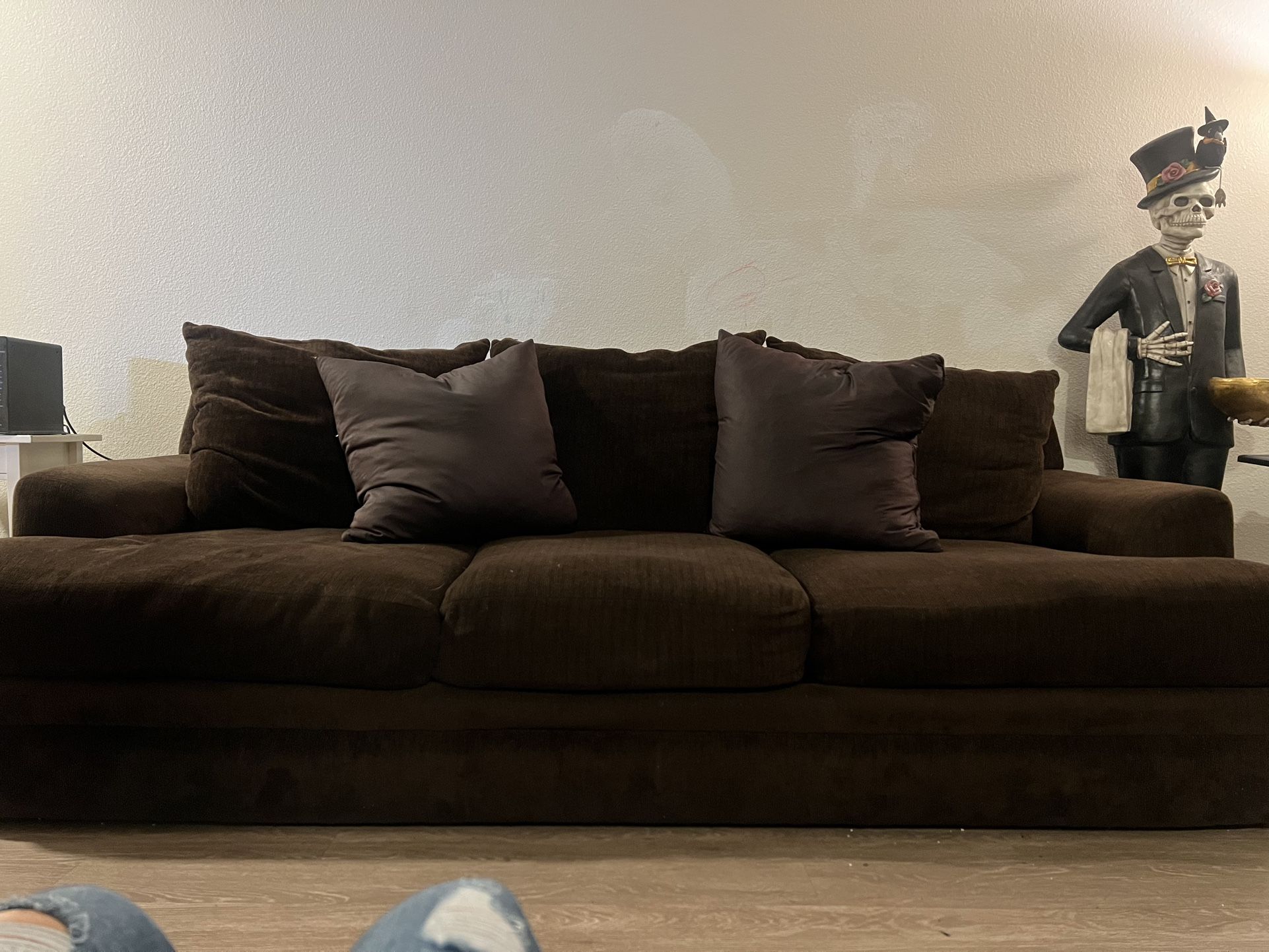 Sofa And Loveseat Chocolate Brown