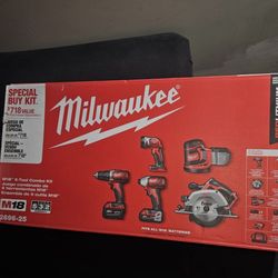 Milwaukee M18 (5 Tool combo kit)