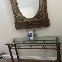 Beautiful Console Table With Mirror 