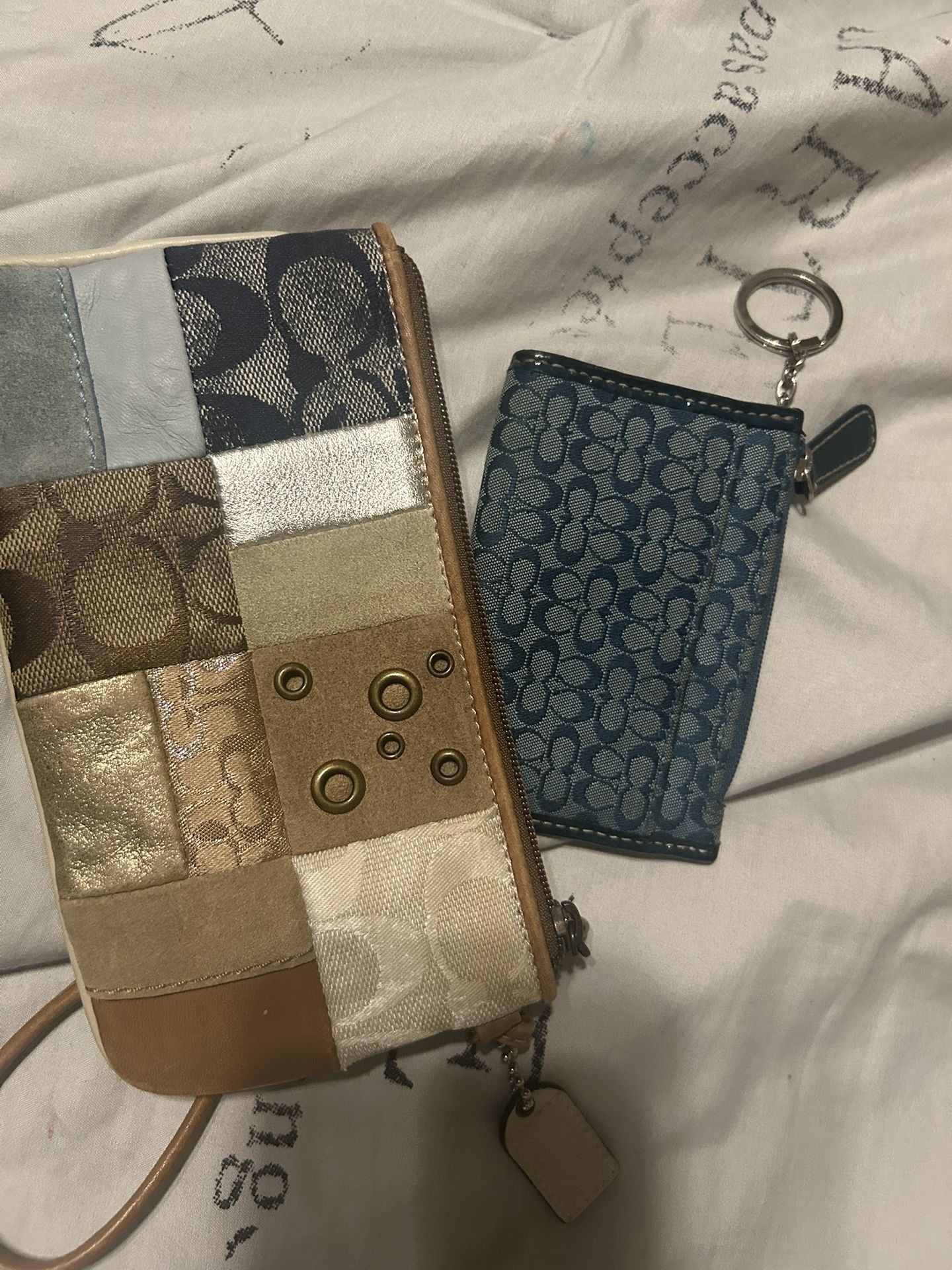 Coach Bundle( Wristlet And Coin Pouch)