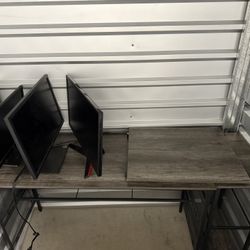 $100 OBO L Shaped computer desk