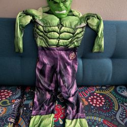 Halloween Kids Costume Hulk Ages 4-5