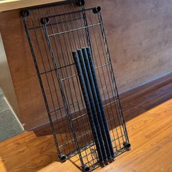 Black Wire Shelving Unit
