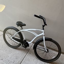 Huffy Cranbrook White 26 inch Men’s Beach Cruiser-Ready to Ride!