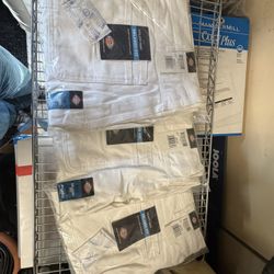 Dickies White Relaxed Fit Utility Pants