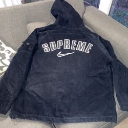 Nike x Supreme Arc Corduroy Black Jacket SS22
