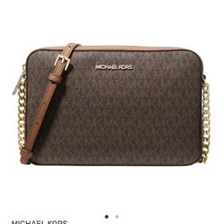 Signature logo brown Crossbody, Michael Kors bag