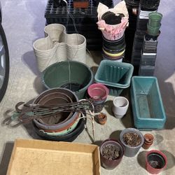 Gardening Pots - 242 Total