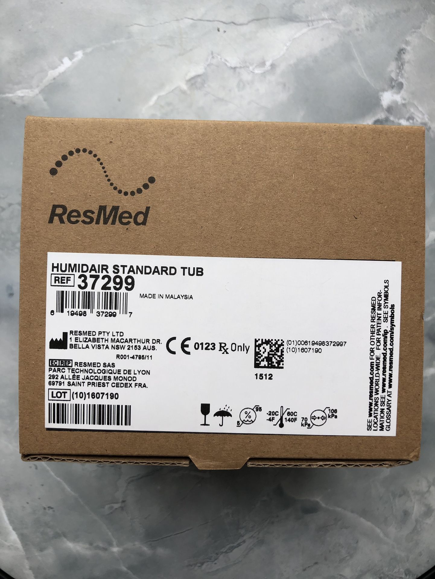 Resmed Humidair Standard Tub (water Chamber)