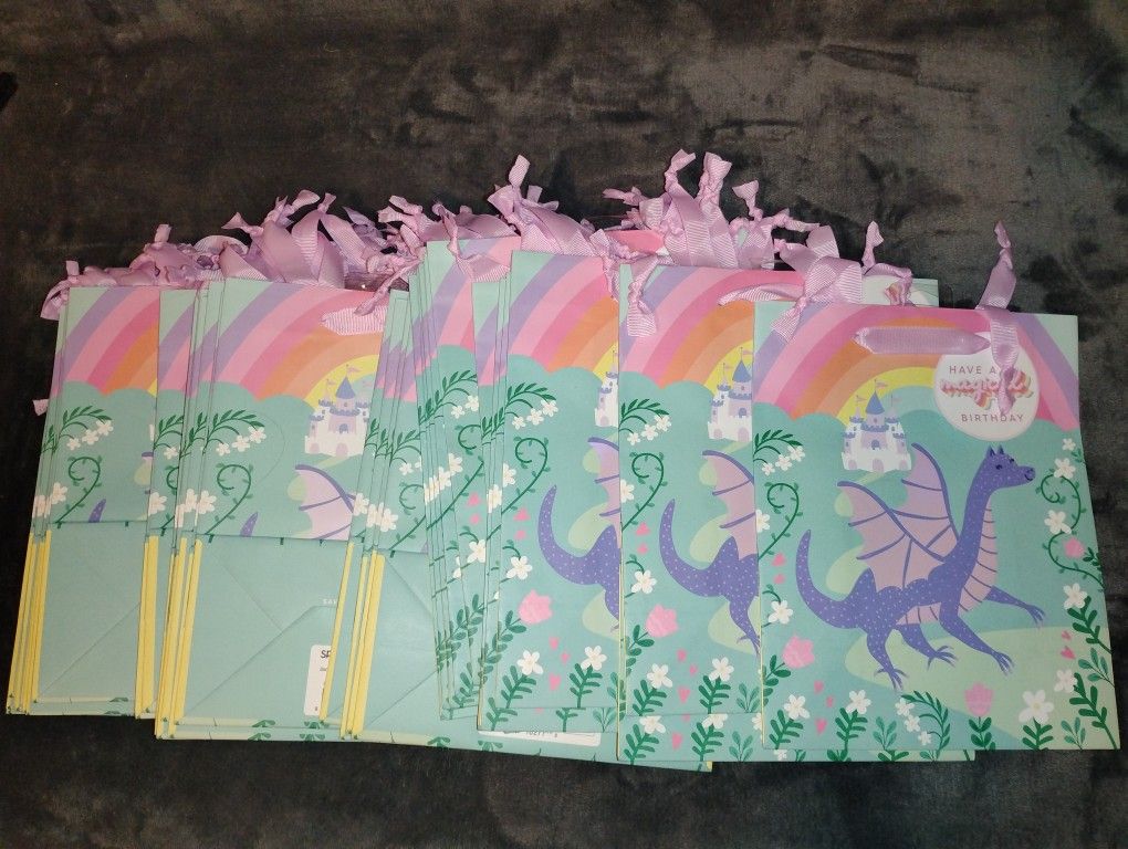 Birthday Gift Bags lot of 36 NEW