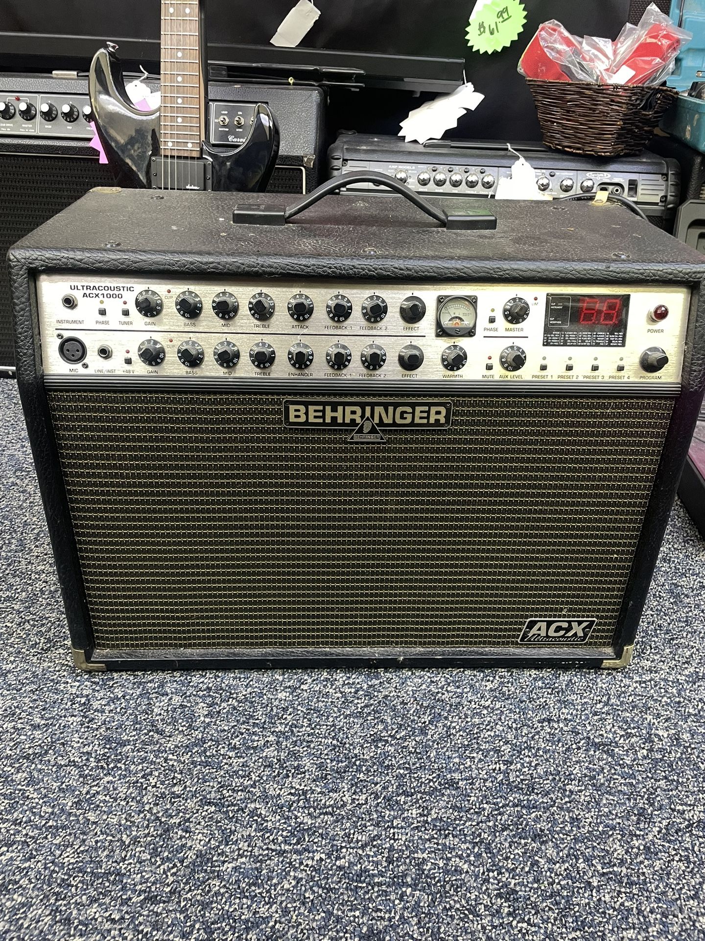 Behringer Acx1000 Ultracoustic Amplifier Hi.