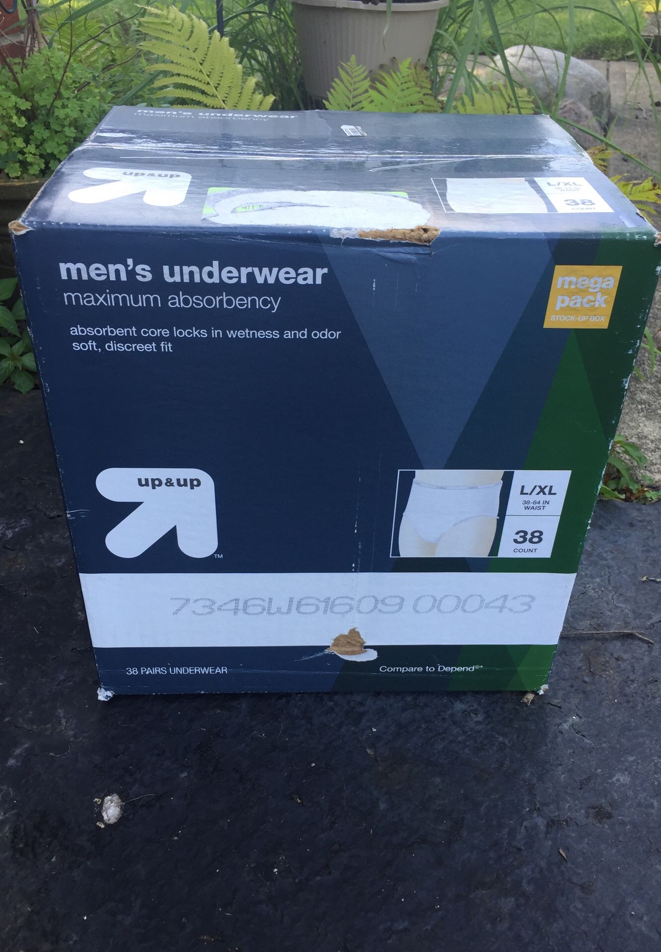 Up & Up Men’s Diaper Underwear L XL