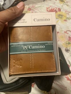 NEW Camino Genuine Cow Leather Wallet – Classic Tan Bifold