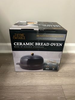 New thyme and table bread oven