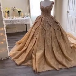 Gold Ball Gown 
