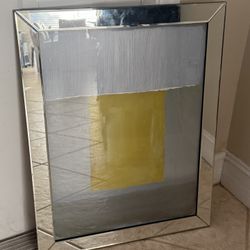Wall Art in Mirrored Frame