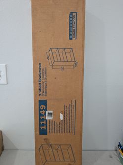 Brand New Ridgewood 3-Shelf Bookcase (In Box)