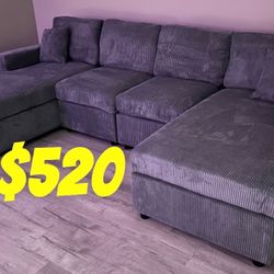 Sectional Couch Double Chaise