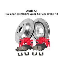 Audi A4 & A4 Quattro Callahan Part #CCK02673 Rear Brake Kit